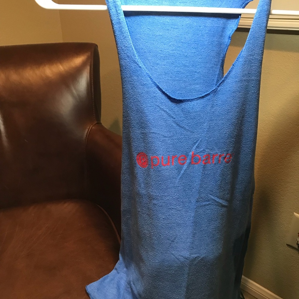 Blue Pure Barre Tank Top